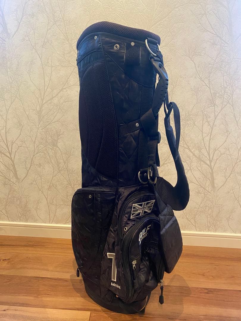 Admiral ✖️ GOLF NETWORK　キャディバッグ 黒