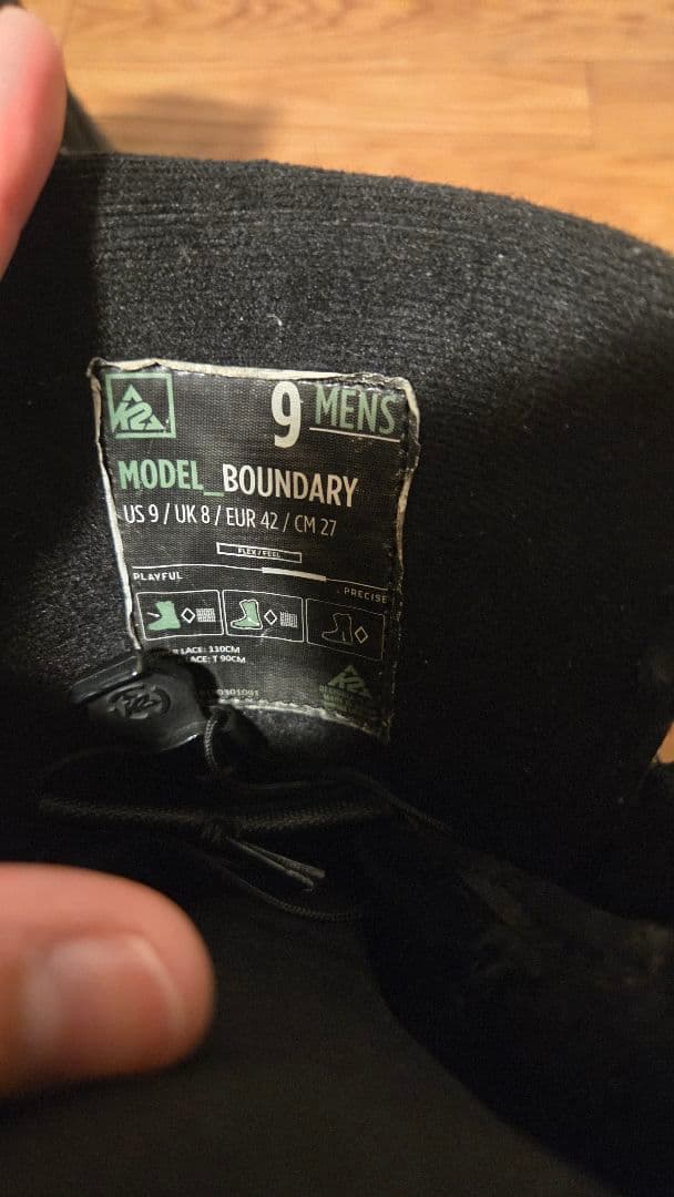 K2 Boundary スノーボードブーツ　27㎝