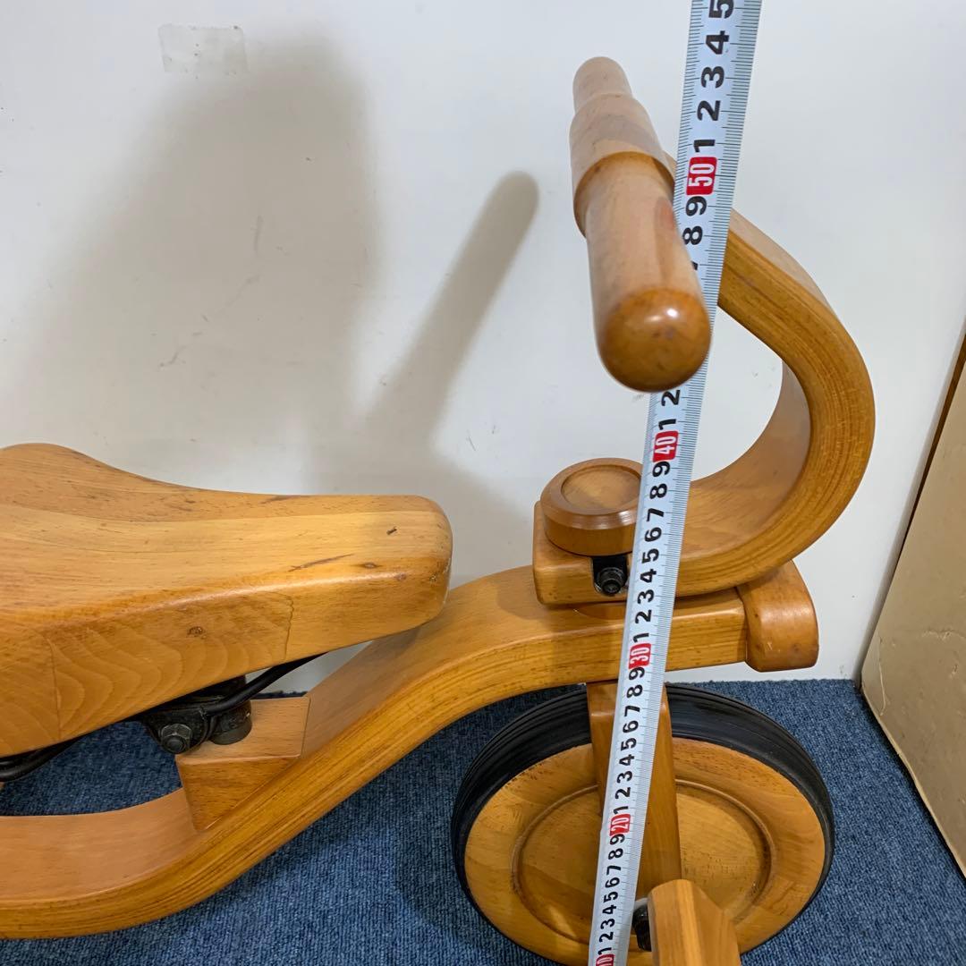 希少 木製 柏木工 KASHIWA幼児用 乗用玩具 三輪車 トライク