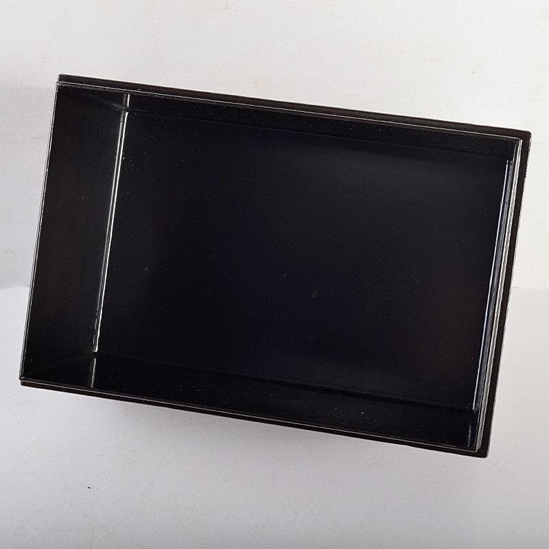 茶道具　鎌倉彫　高台寺文　利休茶箱　黒楽茶碗　振出など　七点一式　M　R8803