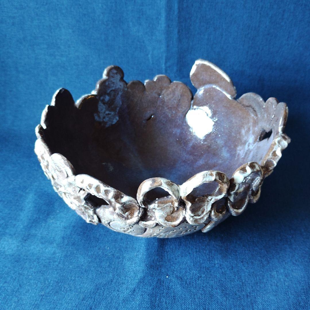 装飾的な陶器ボウル　オブジェ