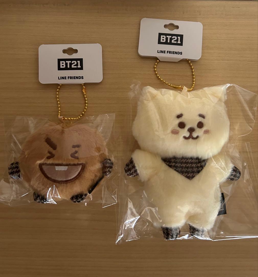 BT21 グレンチェック　マスコットセット