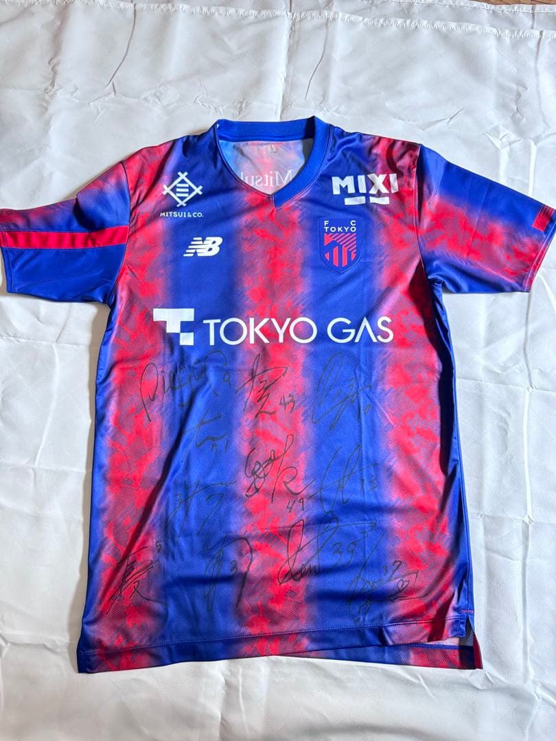 【未使用】FC東京 2024 直筆サイン入り　レプリカ　ユニフォーム