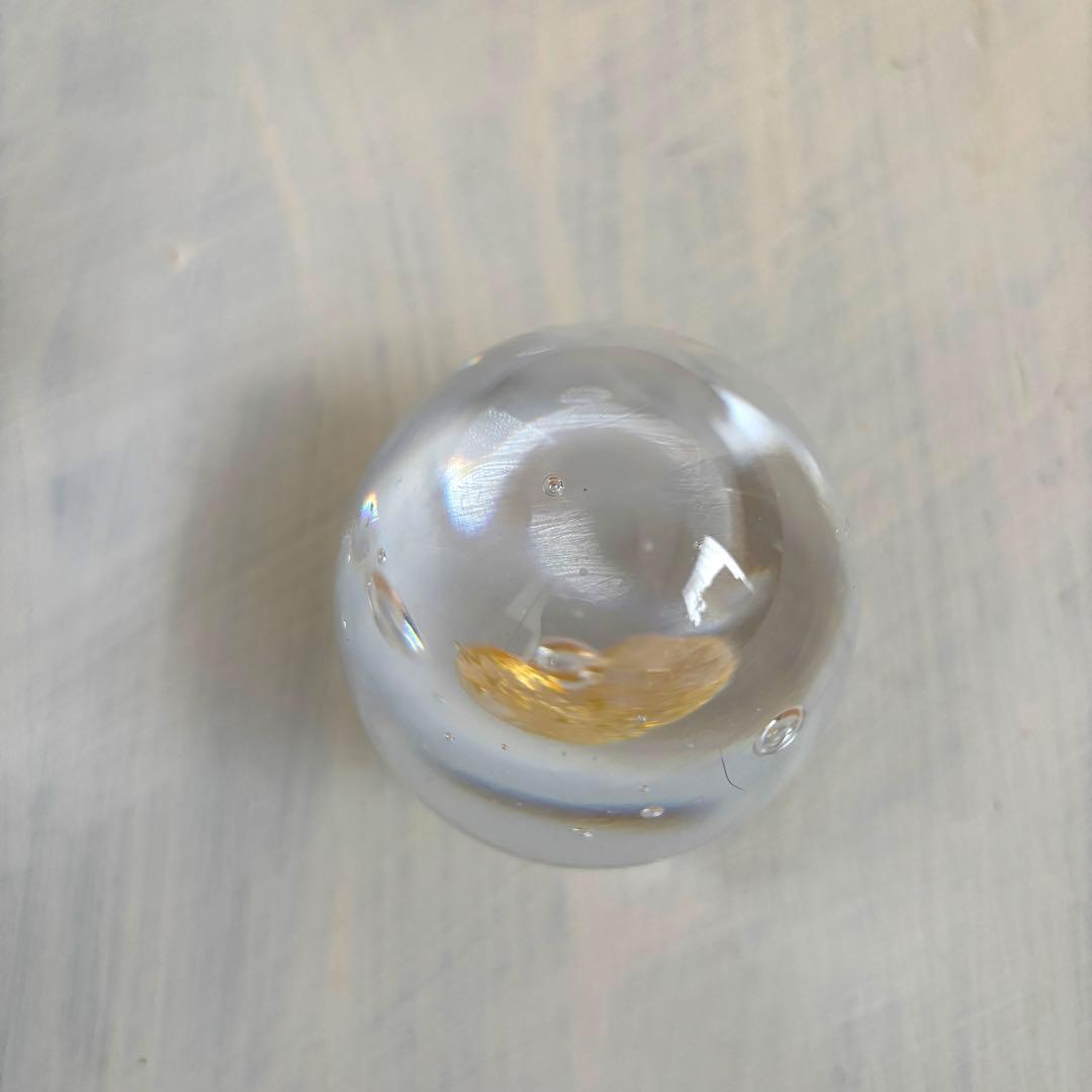 ガラス作家　イイノナホさんペーパーウエイト  Heart