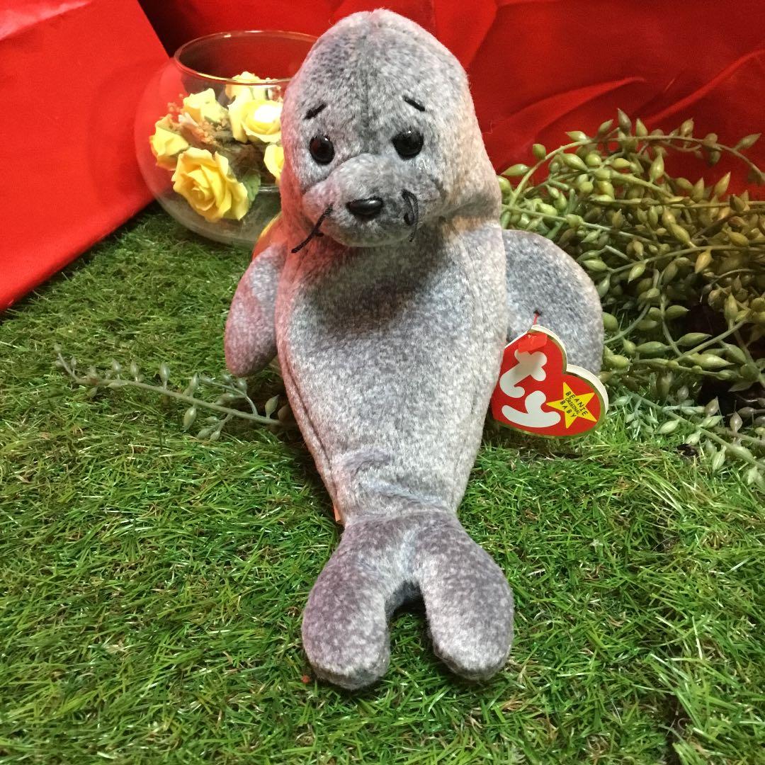 1月17日誕生日⚫️なめらかアザラシ⚫️Ty ビーニーズ Beanie Baby