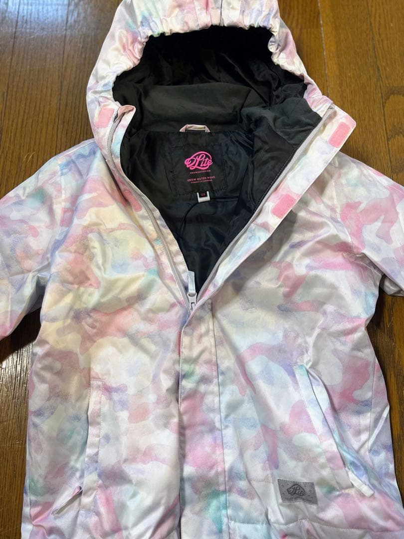 美品◎スキー／スノーボードウェア上下セット 120cm パステルメネイビー