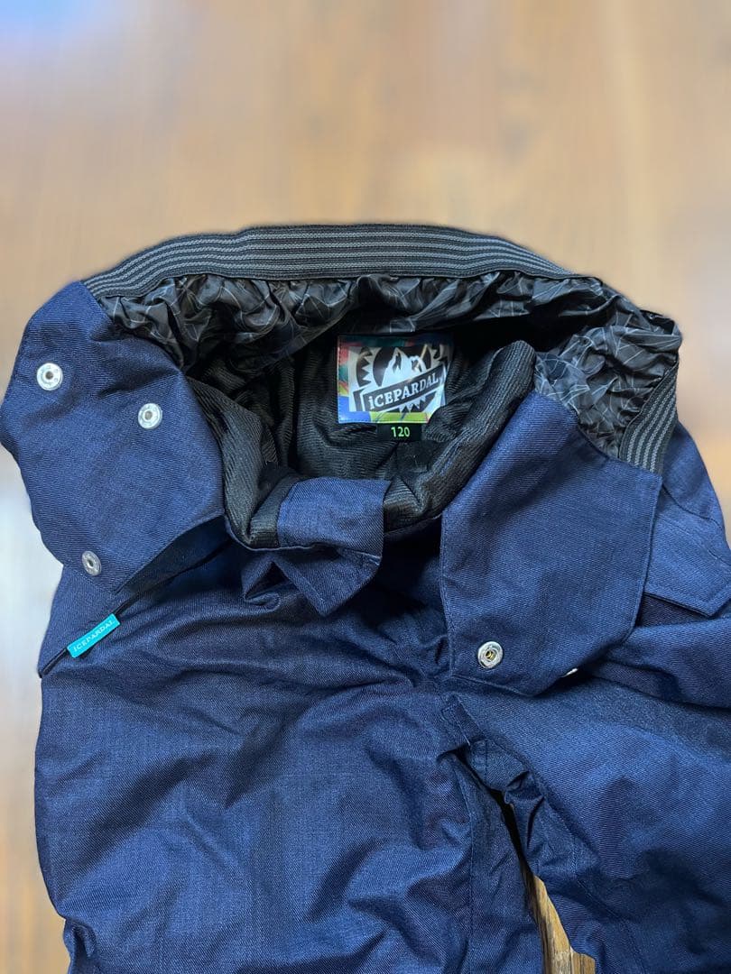 美品◎スキー／スノーボードウェア上下セット 120cm パステルメネイビー