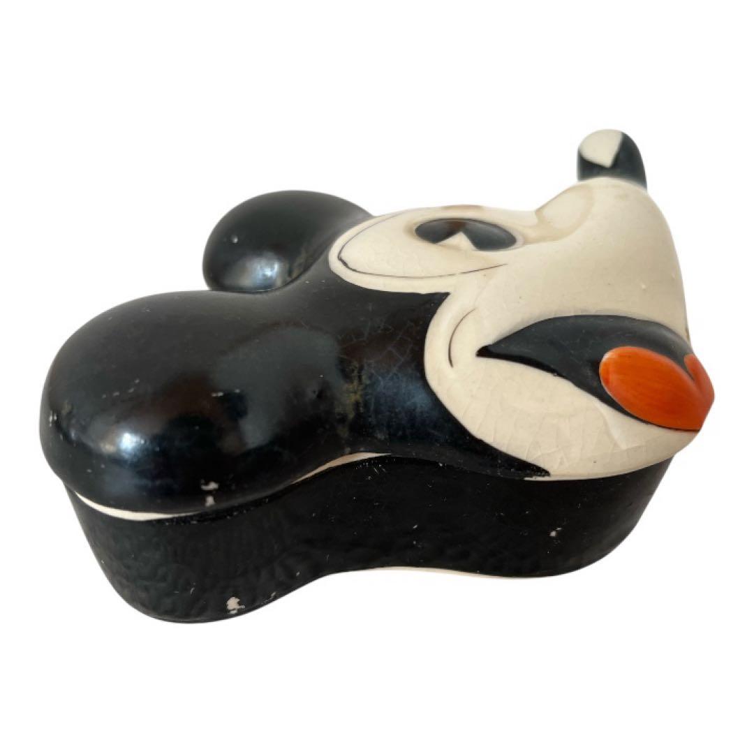 【ヴィンテージ】ミッキーマウス 小物入れ　　陶器