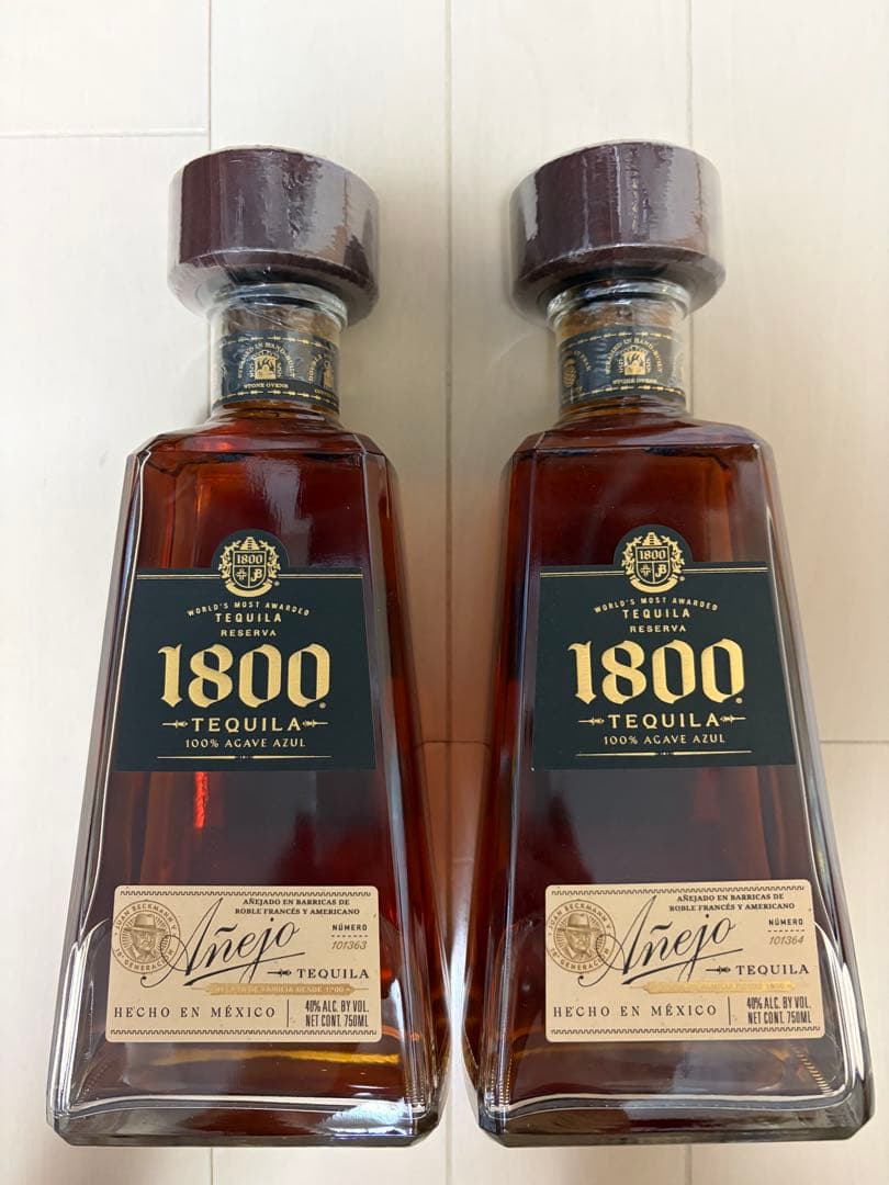 クエルボ 1800 アネホ テキーラ 40度 750ml 2本セット