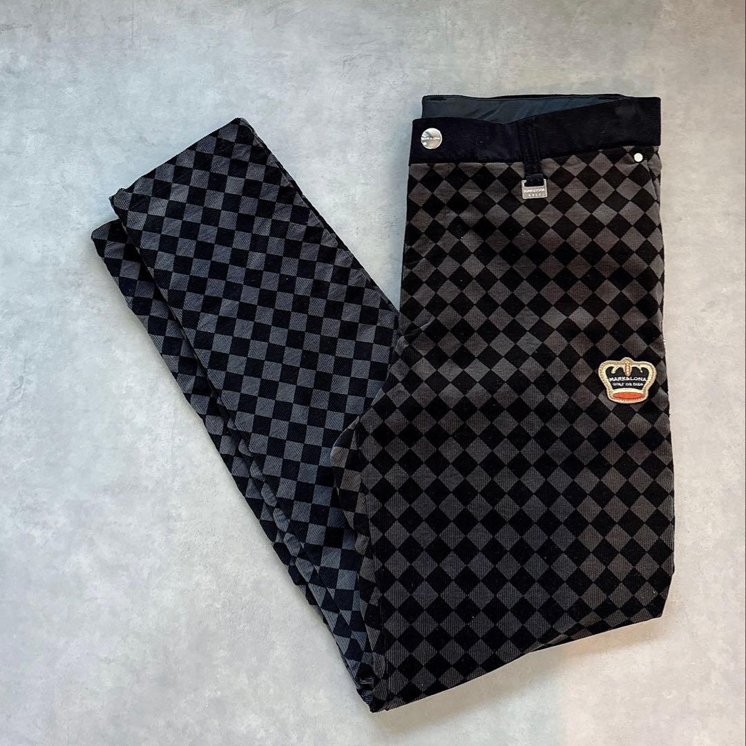 美品 ★ MARK&LONA コーデュロイ パンツ マーク&ロナ 正規品 黒