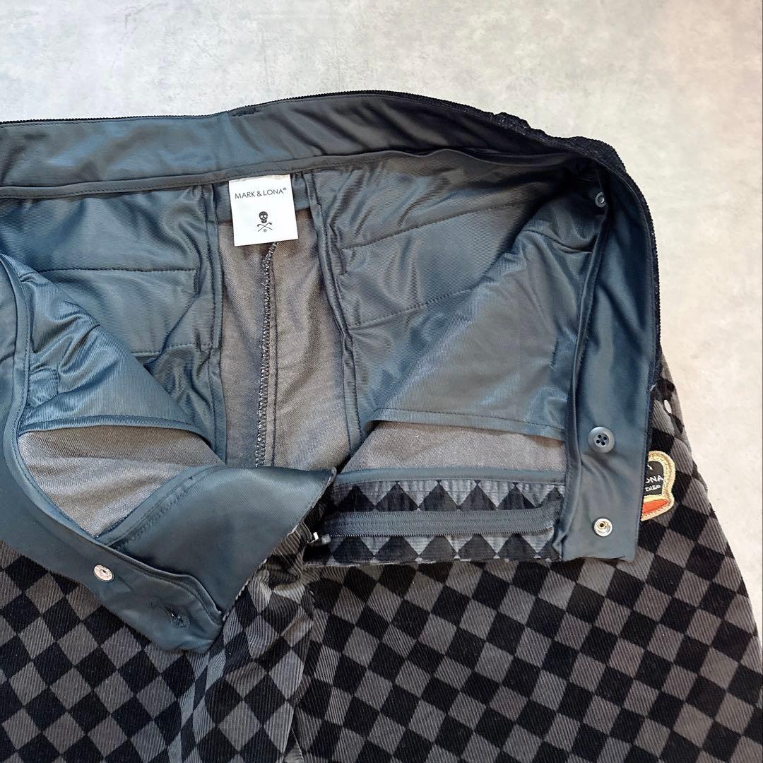 美品 ★ MARK&LONA コーデュロイ パンツ マーク&ロナ 正規品 黒