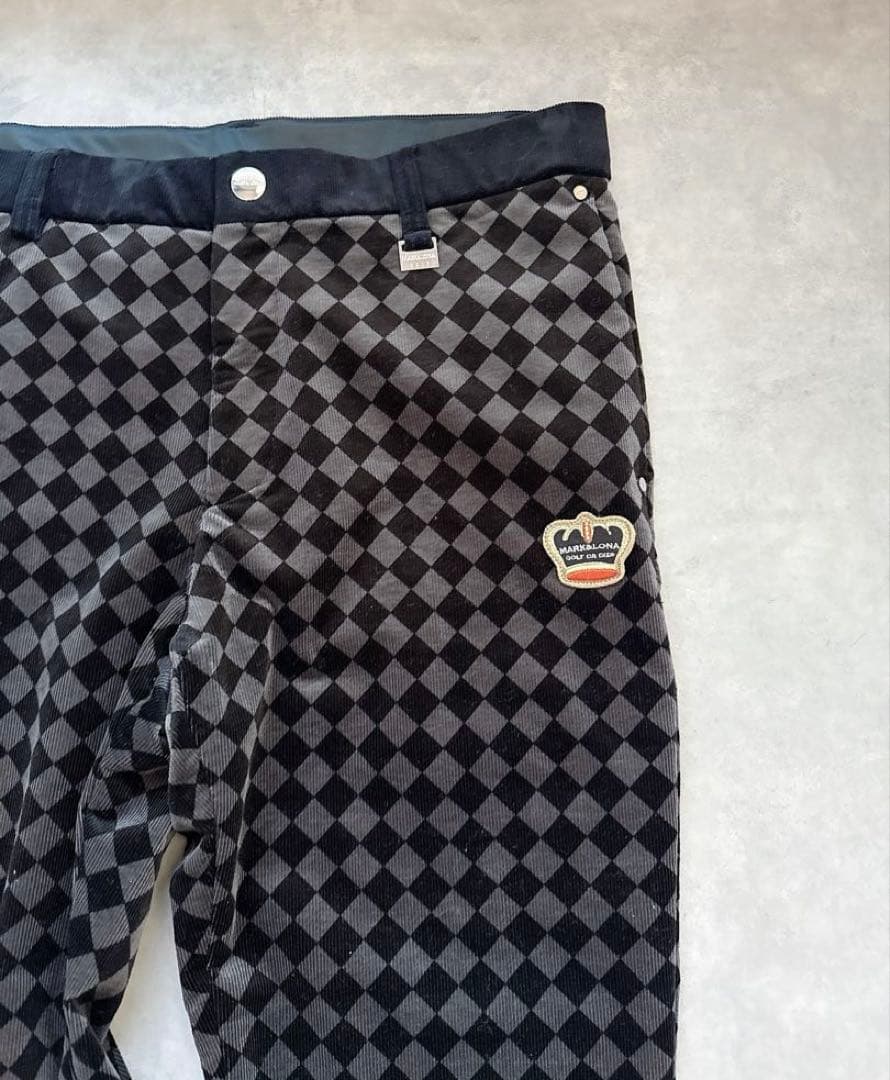 美品 ★ MARK&LONA コーデュロイ パンツ マーク&ロナ 正規品 黒