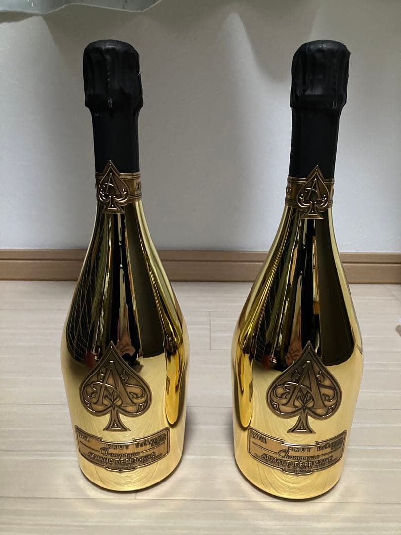 未開封　アルマンドゴールド　Armand de Brignac 2本まとめ売り