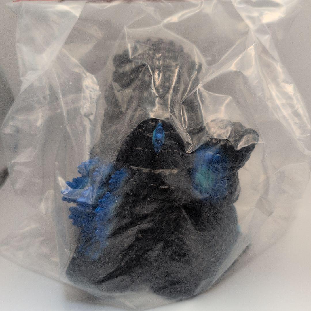 新品未開封 未来に帰る 招きゴジラ 青 ソフビ 当日版権