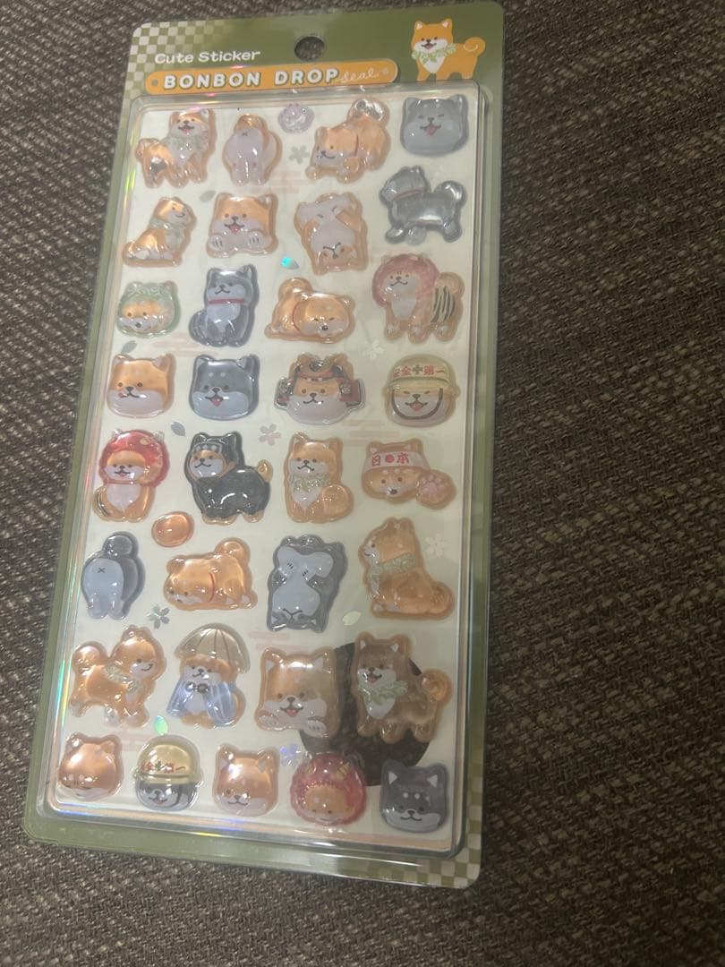 【クーリア正規品】 ボンボンドロップシール　和柄　7種セット