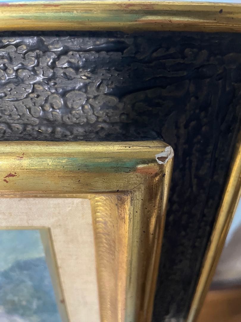 水野一作　ミハス【アンダルシア】　油絵