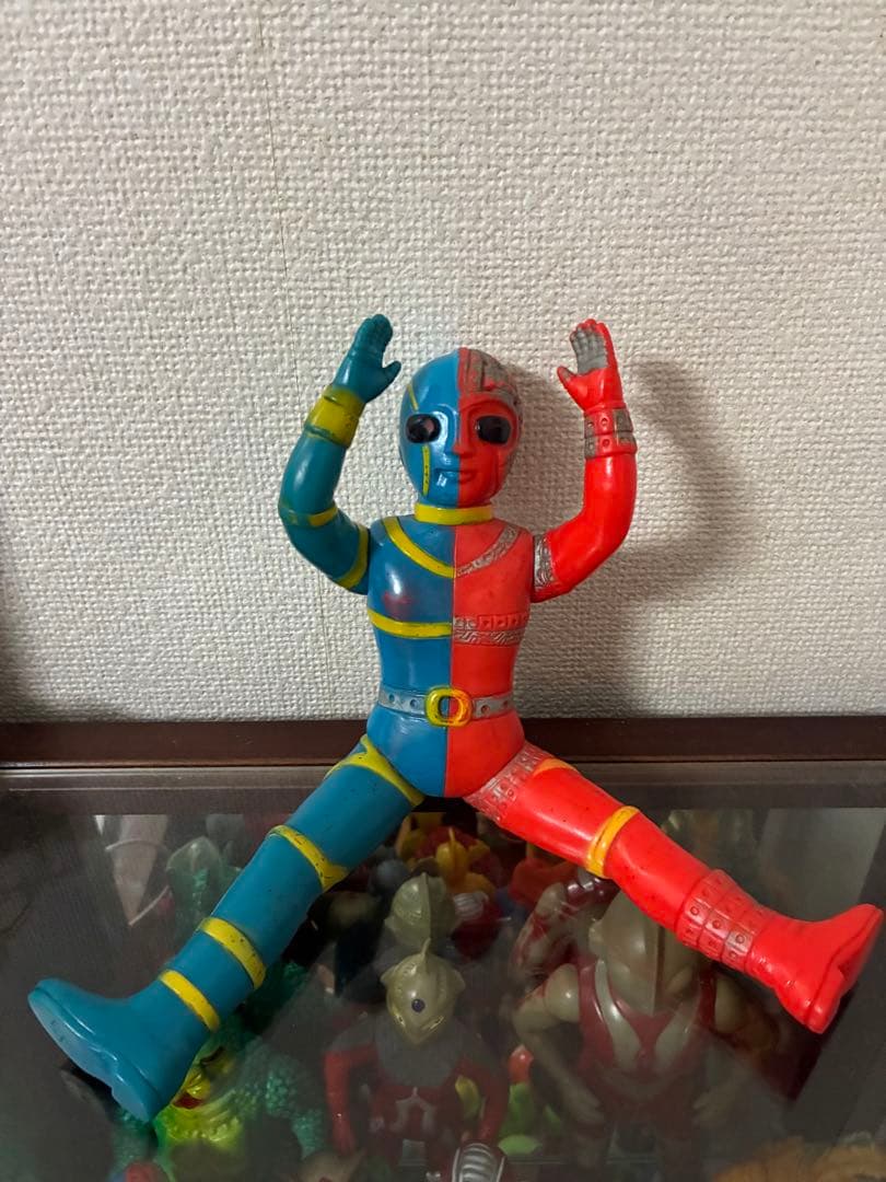当時物　タカトク　人造人間キカイダー　ソフビ　約28cm　ソフビ