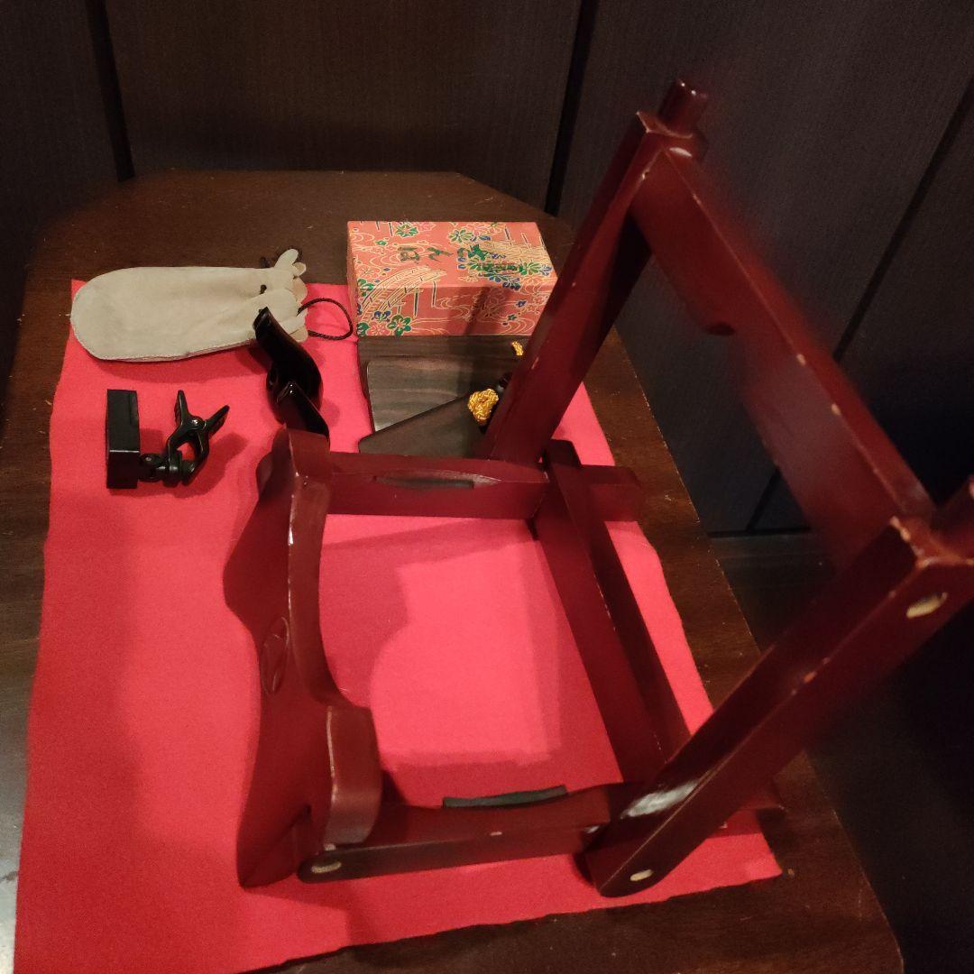 ☆三線本体、三線たて·チューナー·さんば·水牛ツメ☓2　おまけ…三線ケースセット