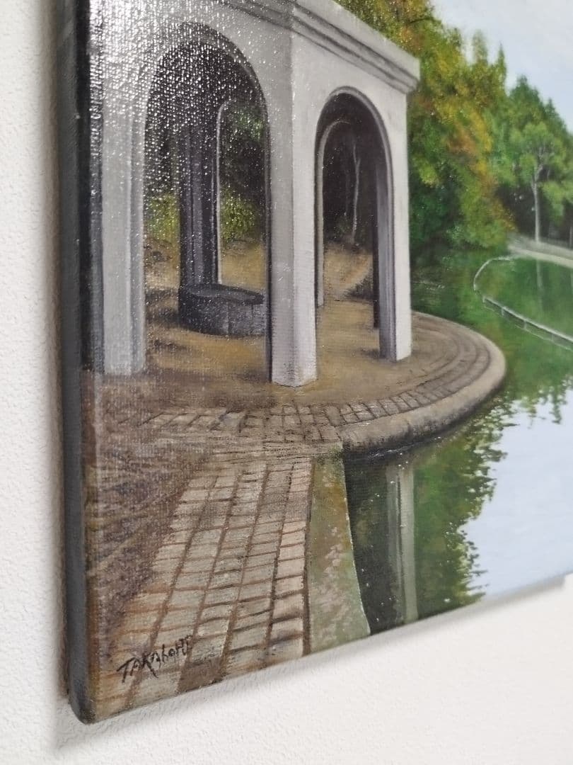 油絵 原画 風景画 F3サイズ 写実