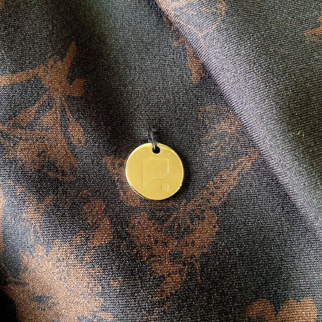 【美品】Perfume closet ストレッチシャツ 長袖 総柄