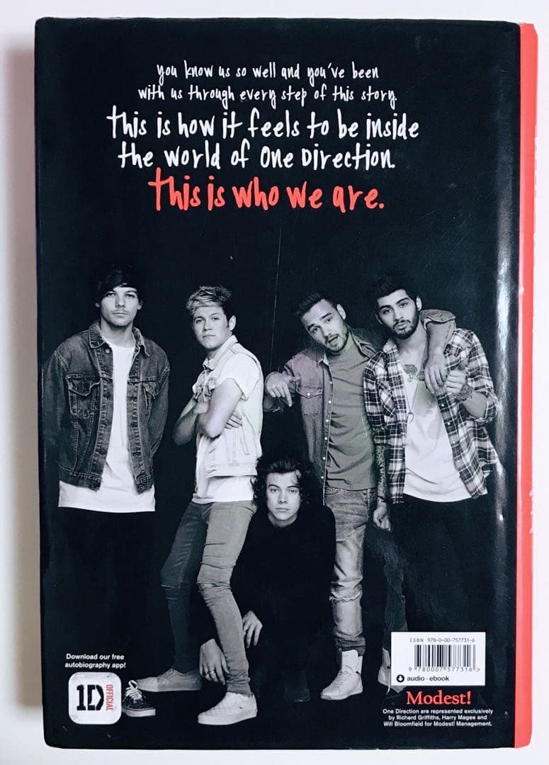 [洋書] One Direction ワンダイレクション 直筆サイン本 1D