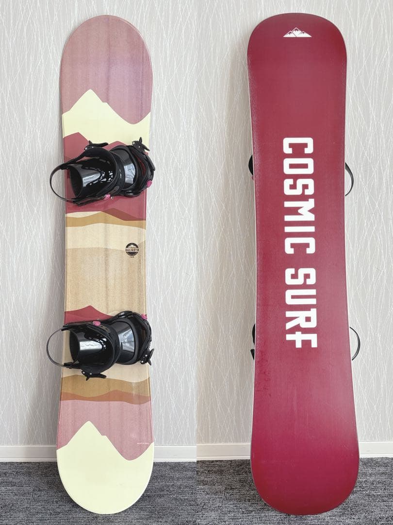 66美品❗️超豪華❗️コスミックサーフ レディース スノーボードセット★141cm