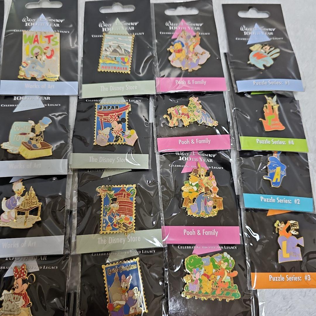 DisneyStore ウォルトディズニー生誕100周年 ピンバッジ まとめ売り
