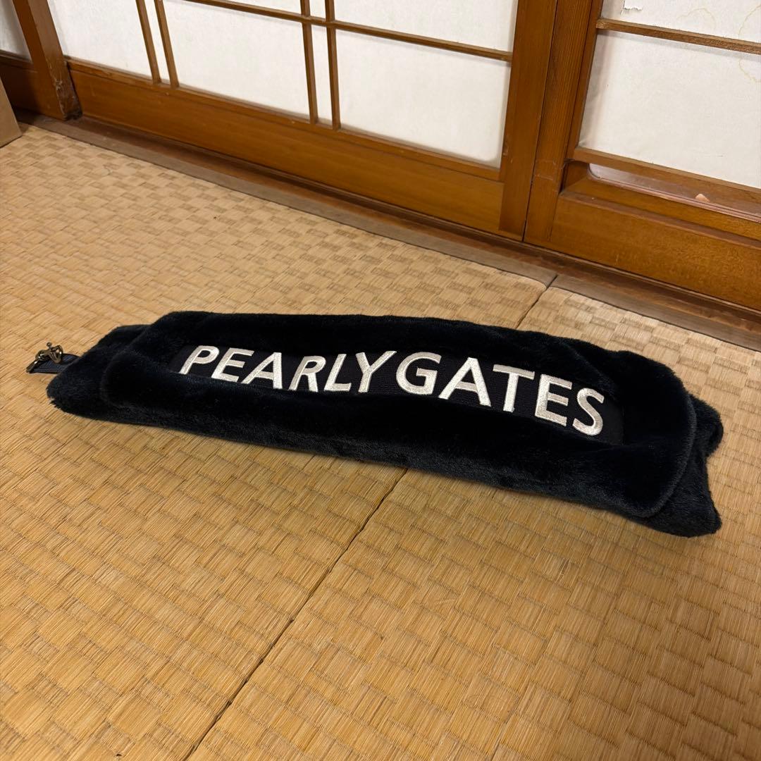 PEARLY GATES ブラックキャディバッグカバー、ショルダー単品