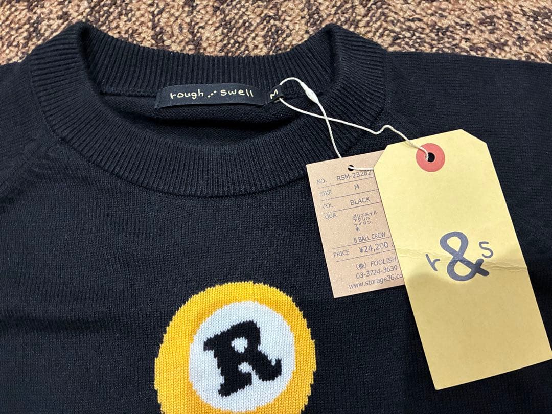 値下げ！ rough & swell ブラック セーター