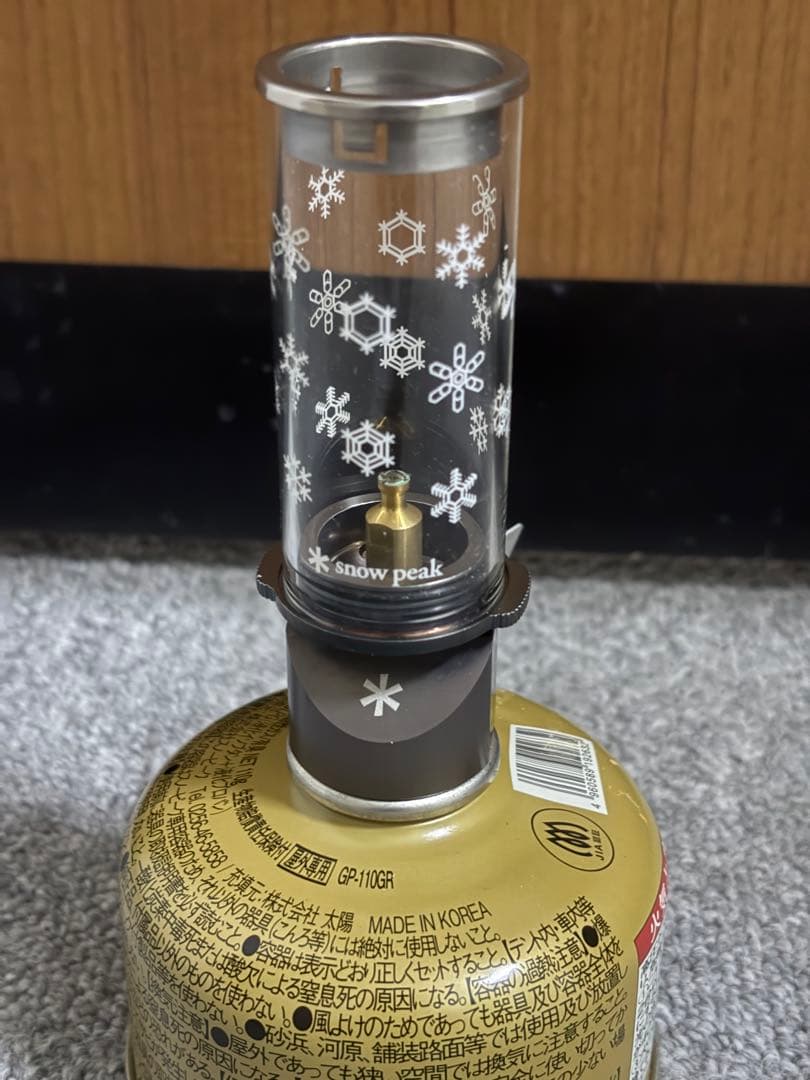  peak 雪の結晶ランタン