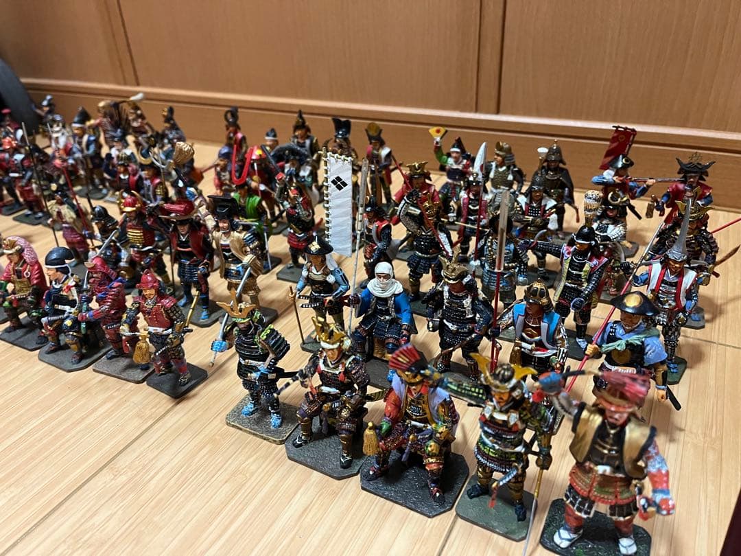 戦国覇王 デルプラド 戦国武将　フィギュアセット 75体　認定書付き