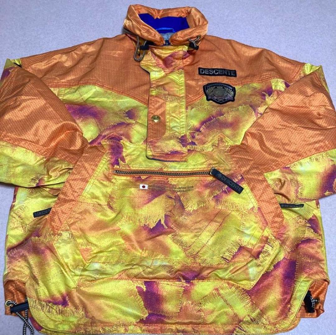 希少 デサント 日本TEAM 1995 公式着用ユニフォーム アノラックパーカー