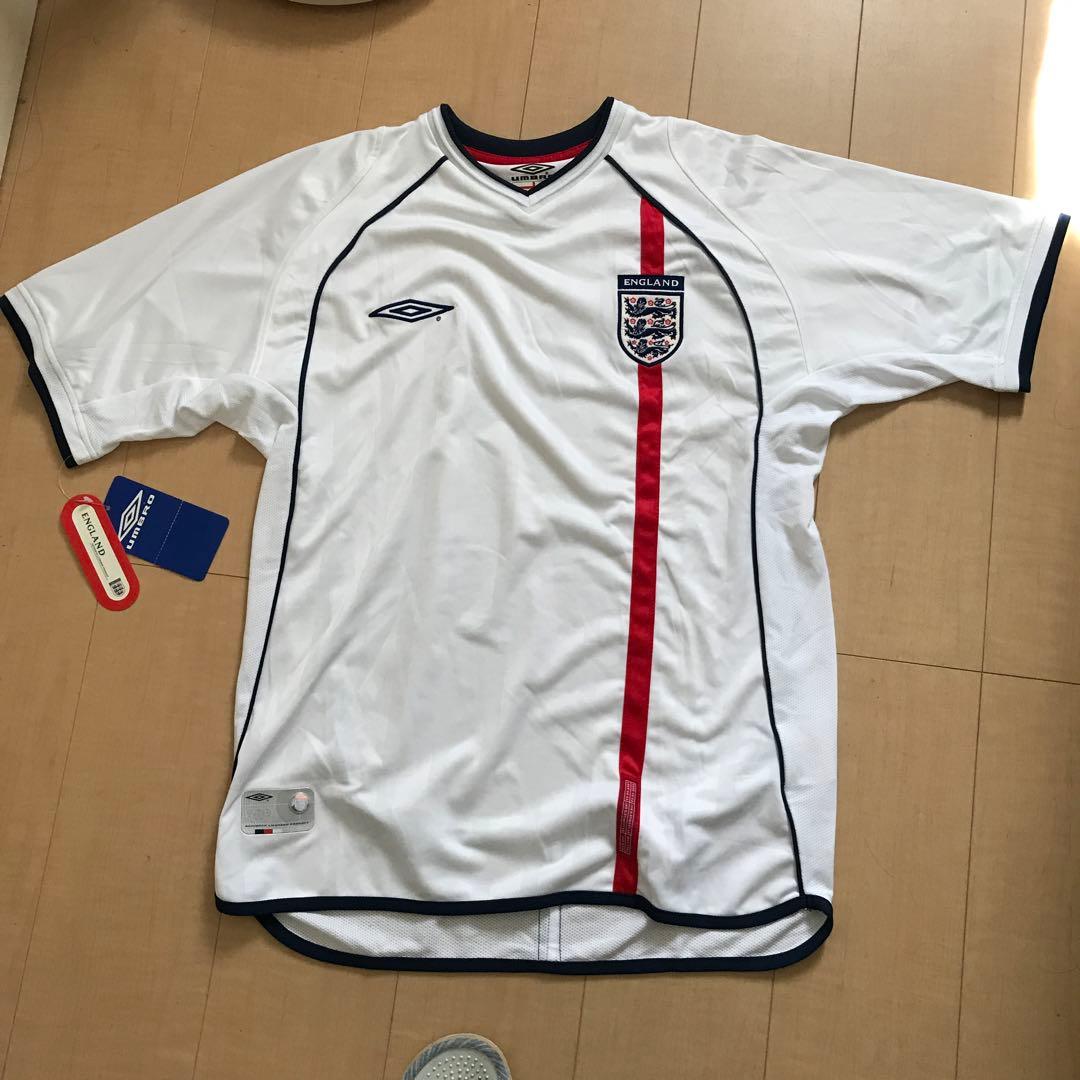 新品アンブロイングランド　サッカーシャツ　Mサイズ