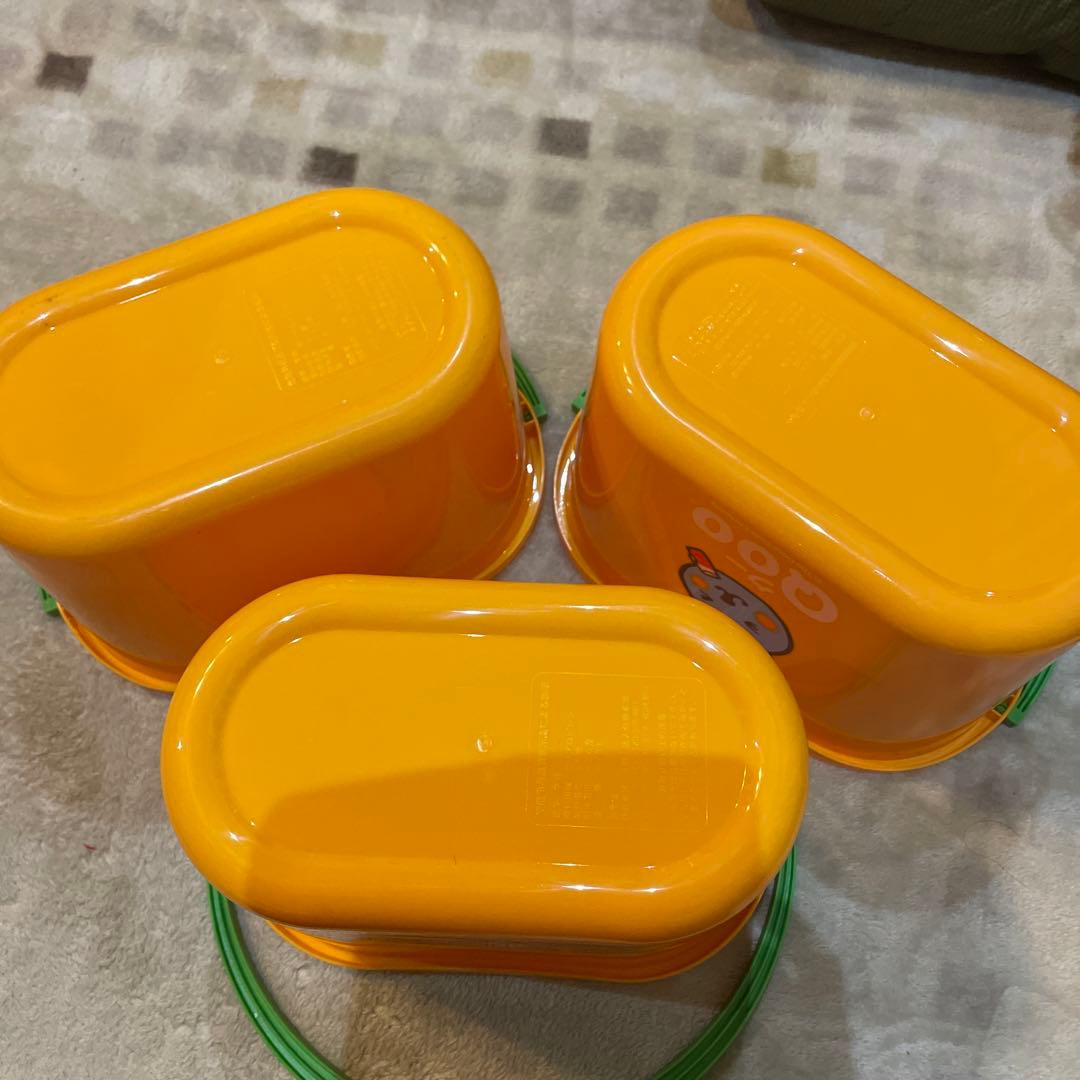 超レア！コカコーラ　Qoo バケツ　ノベルティグッズ　3個セット 状態良好レトロ