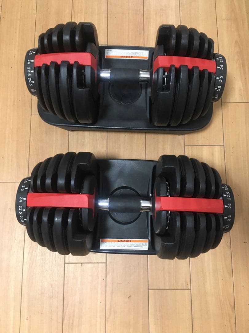 ② 可変式ダンベル 24Kg x 1個