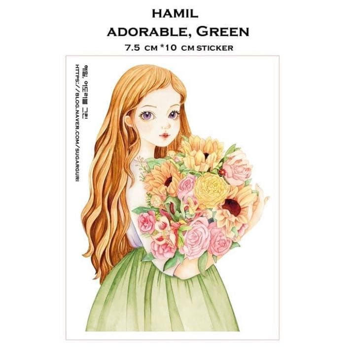 No.9【送料別】hamil ハミル ステッカー 7枚セット