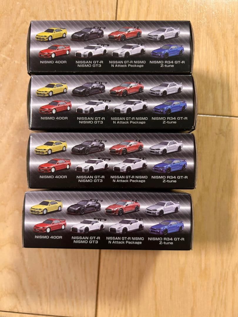 京商 nismo GT-R ミニカークジ C.Ｇ.H.J.賞 4台　 車