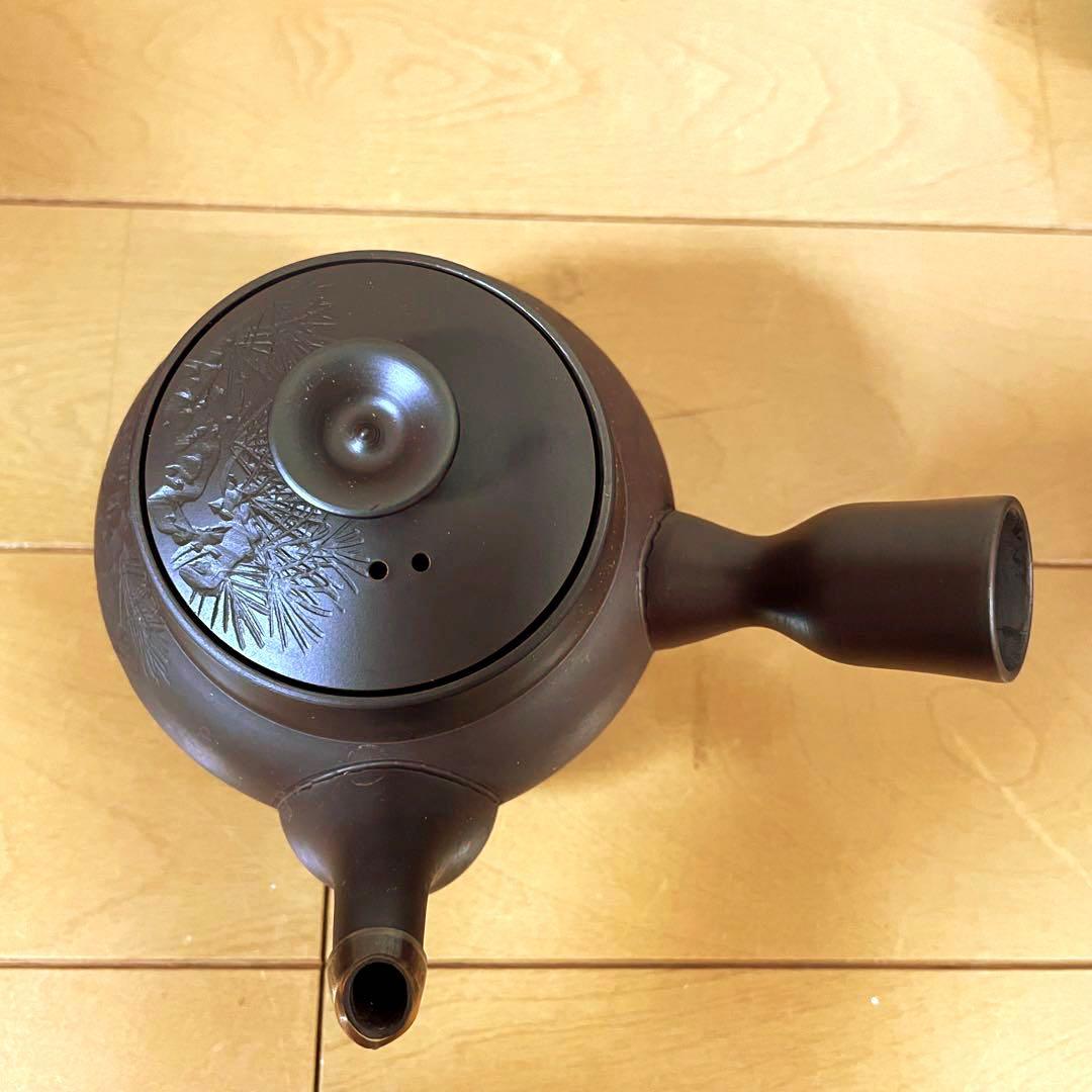 【新品・美品】萬古焼　煎茶器　酔月造　5脚セット　和食器　茶器　箱あり