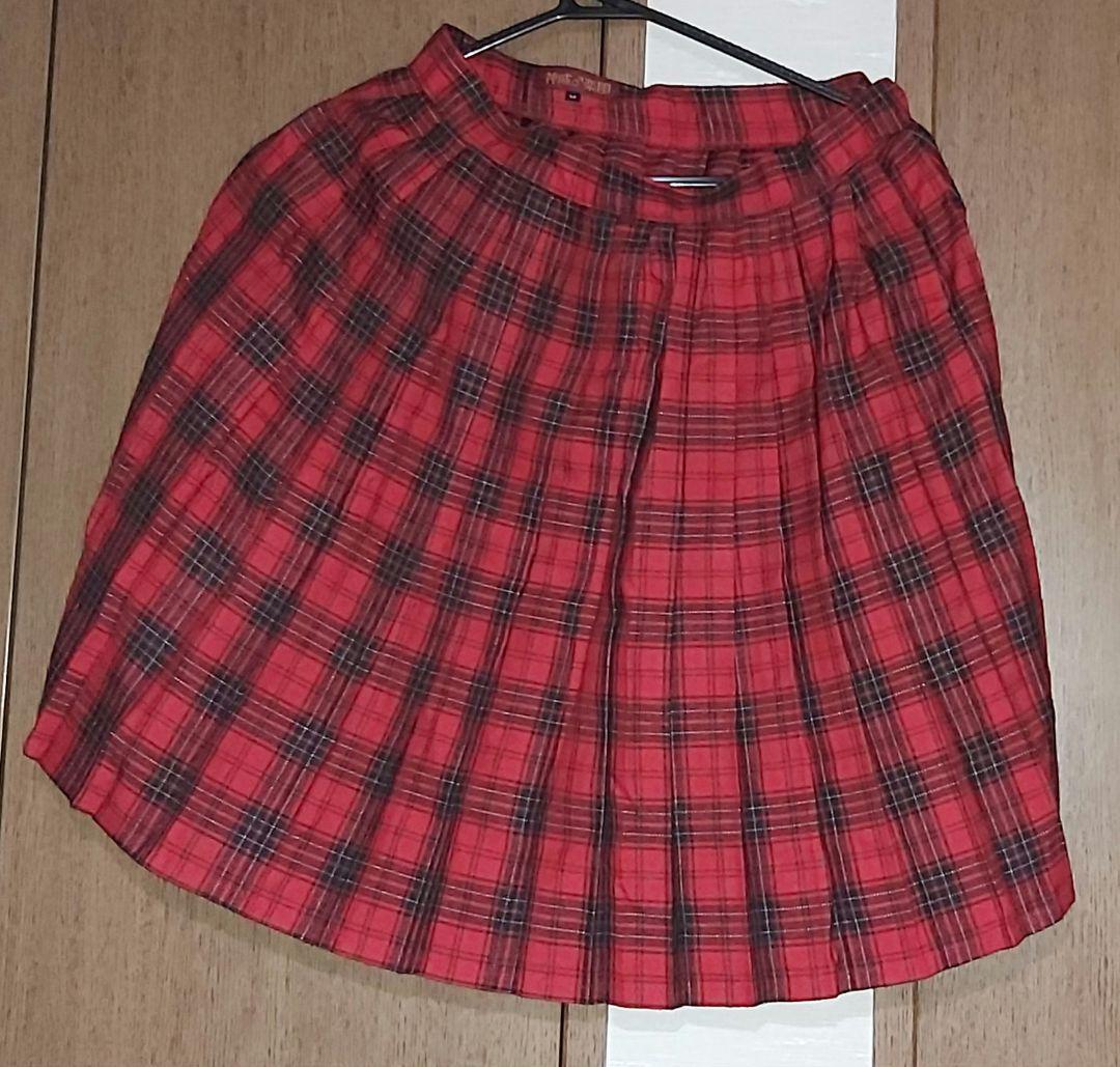 GACKT ドラムバッグ＆赤と黒チェック スカート 日本製