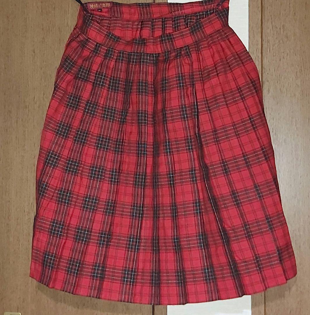 GACKT ドラムバッグ＆赤と黒チェック スカート 日本製