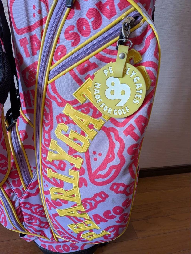 パーリーゲイツ　キャディーバック　タコス柄　ヘッドカバー　PEARLYGATES