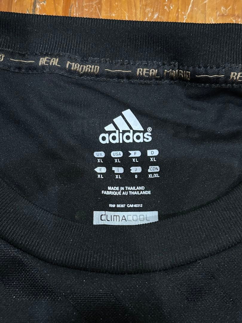 adidas Real Madrid レアル　ブラック　ユニフォーム