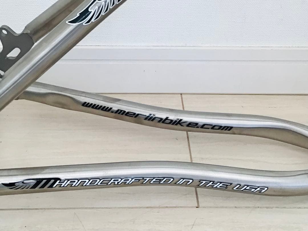 Merlin XLM 6/4 チタン WORKS MTB フレーム 最小S 新品