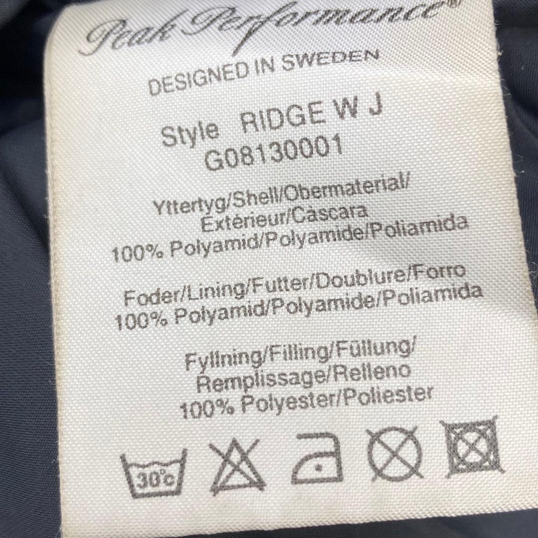 Peak Performance スノーウェアジャケット スキー レディース 紺