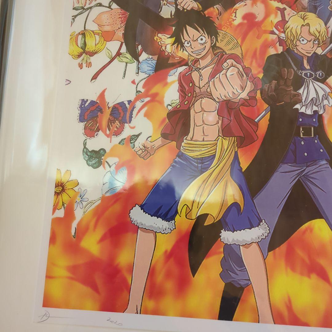 【貴重】【限定】『ワンピース』DEATH NYC 額付き 現代アートポスター