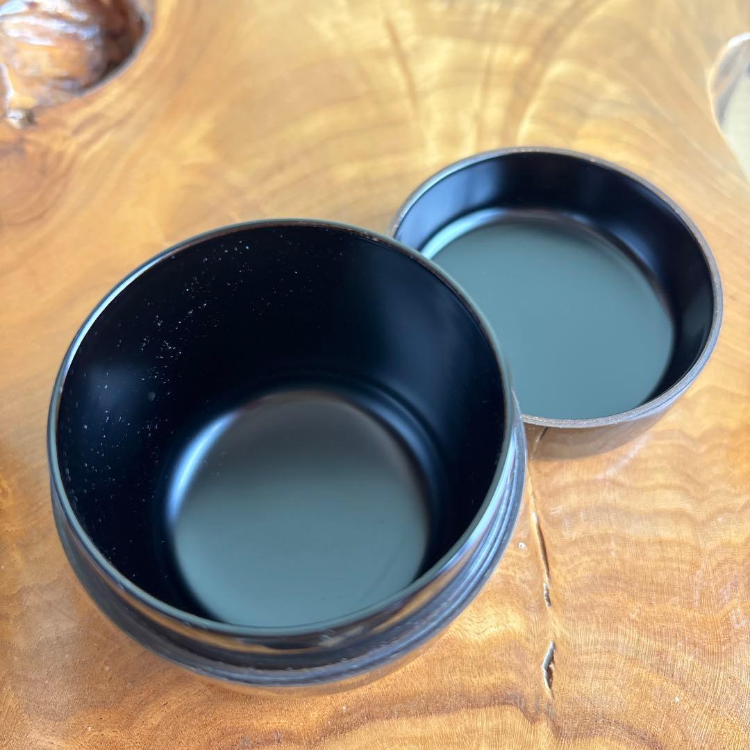 紅葉蒔絵 中棗 髟休斉造 抹茶碗 茶道具 共箱