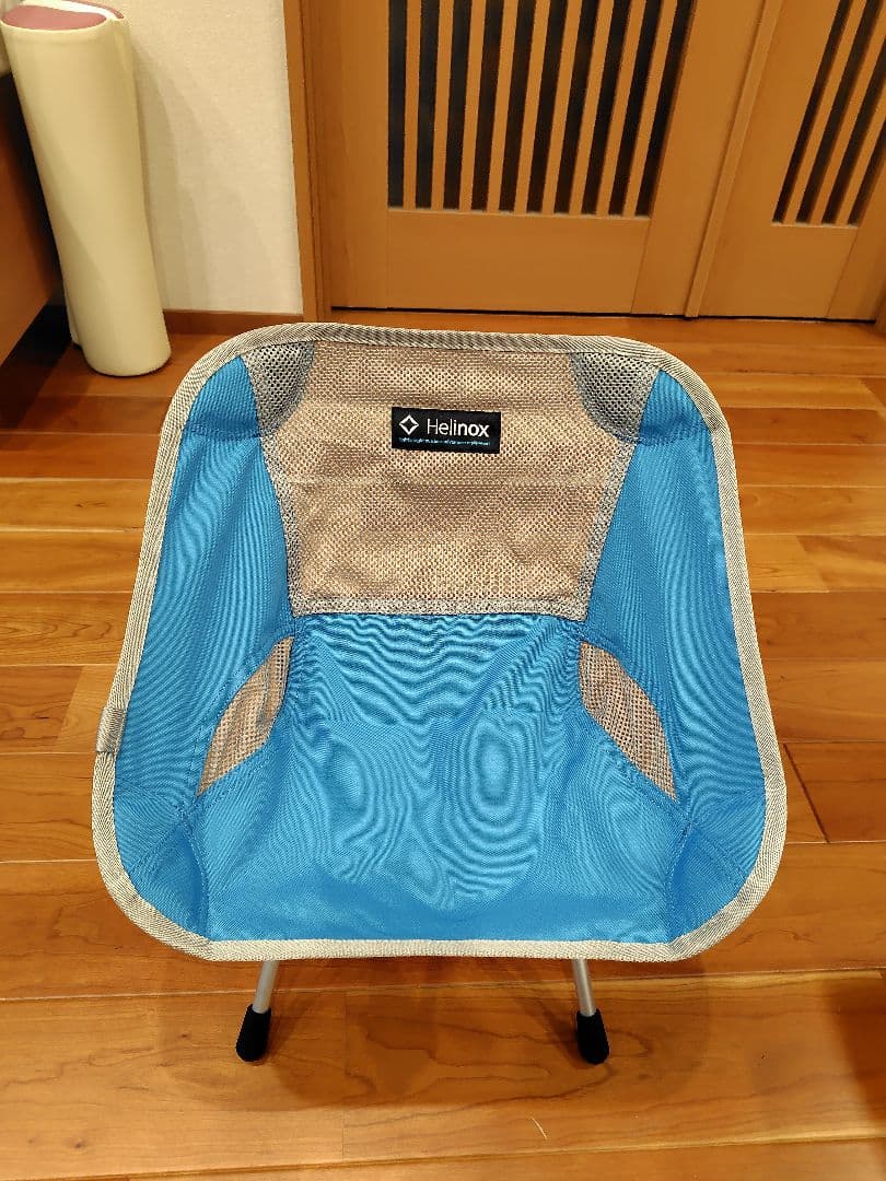 Helinox チェアワンミニ 水色 メッシュ