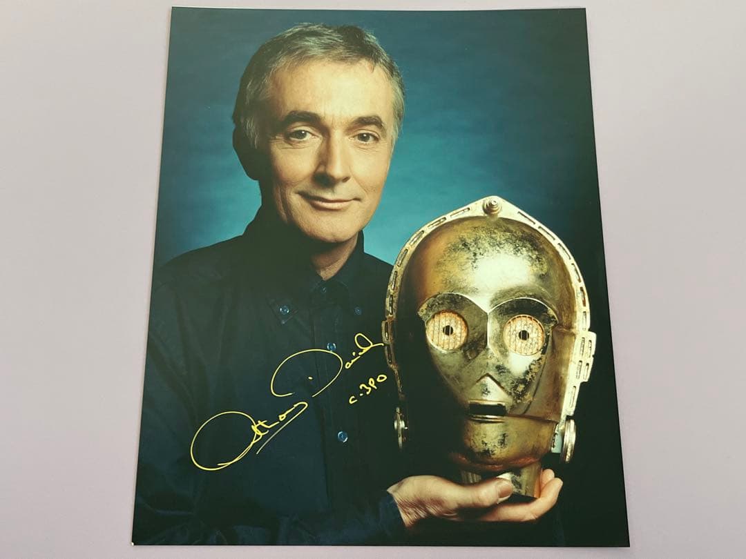スターウォーズ　直筆サイン　C-3PO アンソニー・ダニエルズ氏