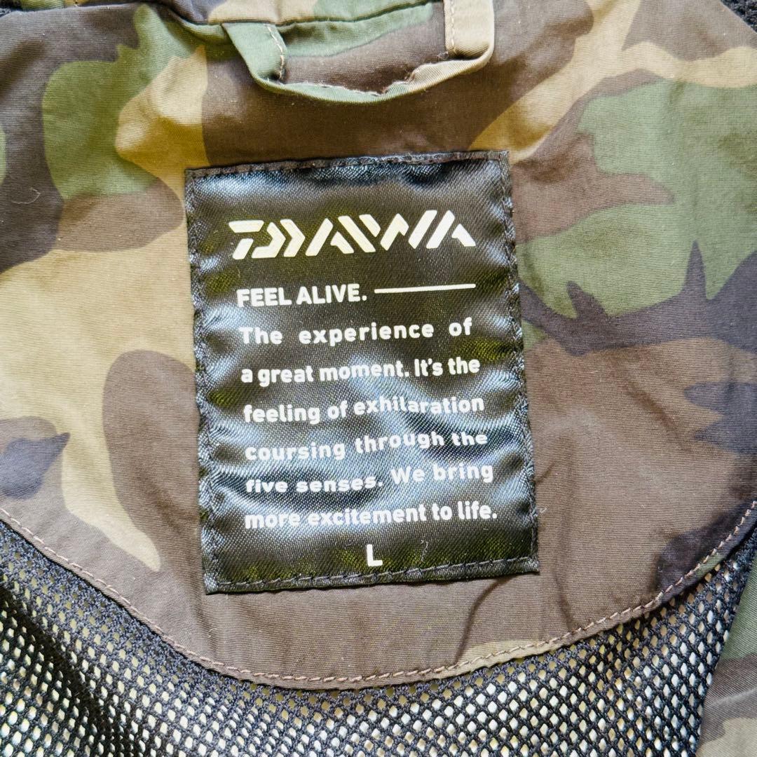 Daiwa DR-3306 迷彩 フィッシングスーツ カモフラ　セットアップ