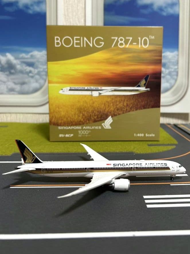 ☆シンガポール航空 B787-10 1000th特別塗装機 フェニックス